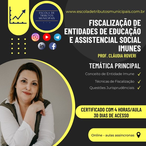 Fiscalização de Entidades Educacionais e de Assistência Social Imunes
