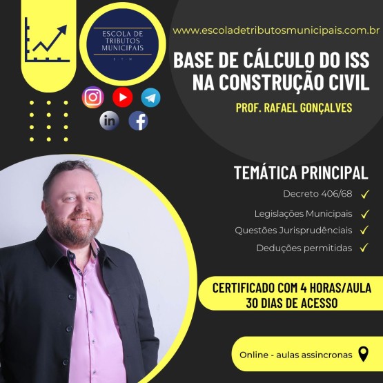 Base de Cálculo do ISS na Construção Civil
